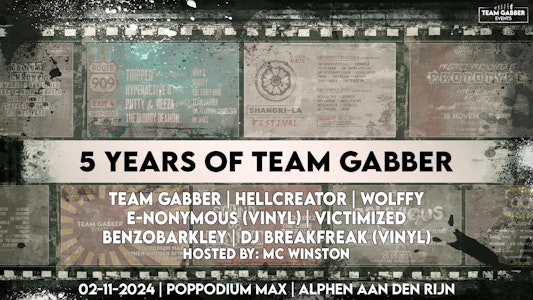 5 Years of Team Gabber image