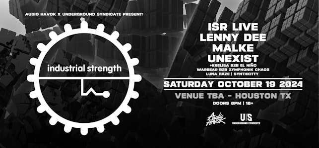 Audio Havok & Underground Syndicate present: Industrial Strength image